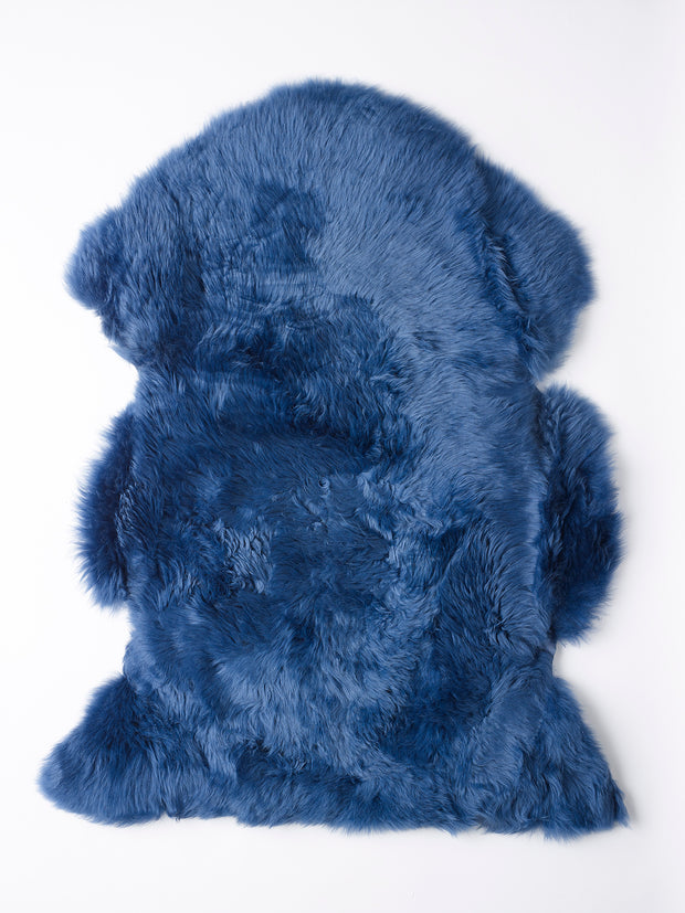 Sheepskin Rug - NAVY BLUE