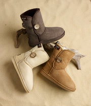 Classic Short Button Sheepskin UGG Boots