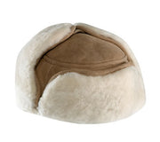 Sheepskin Snowman Hat - CHESTNUT OR SAND